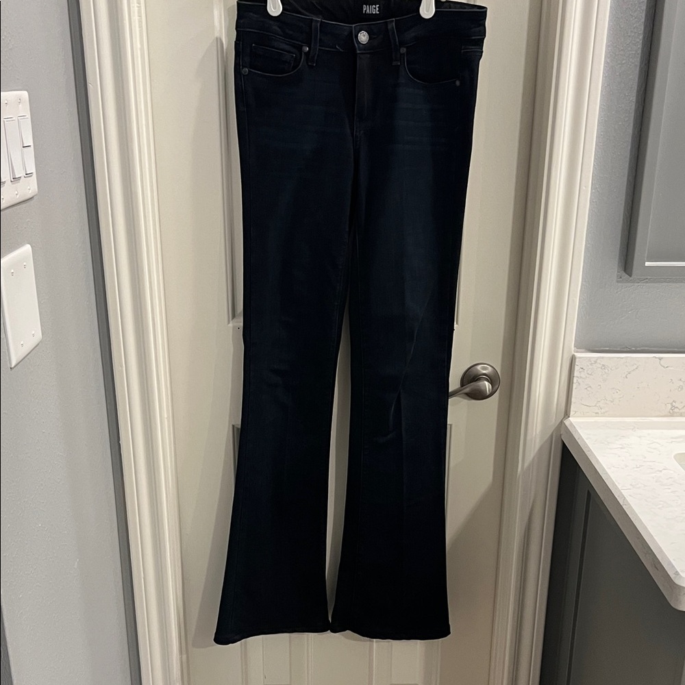 PAIGE Black Flare Women's Jeans
